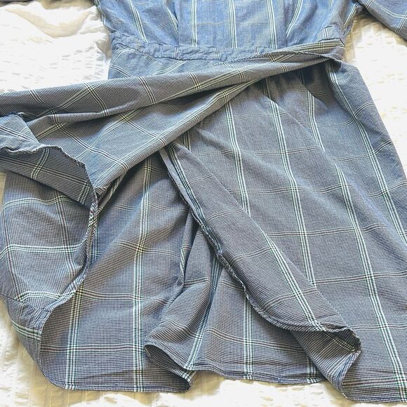 Who What Wear Sz XL Micro Houndstooth Asymmetrical Dress Preppy Career Modest - Picture 12 of 15